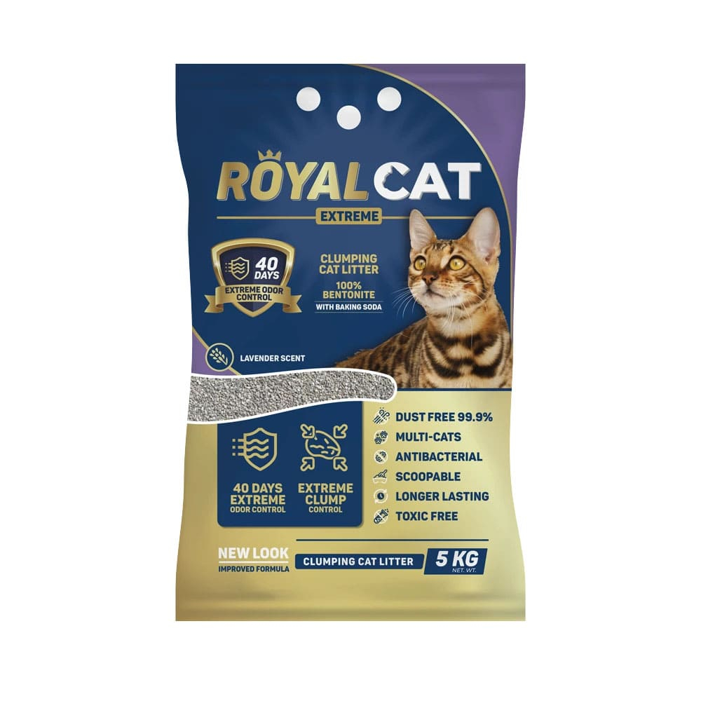 Arena Para Gatos Royal Cat 5Kg Lavanda