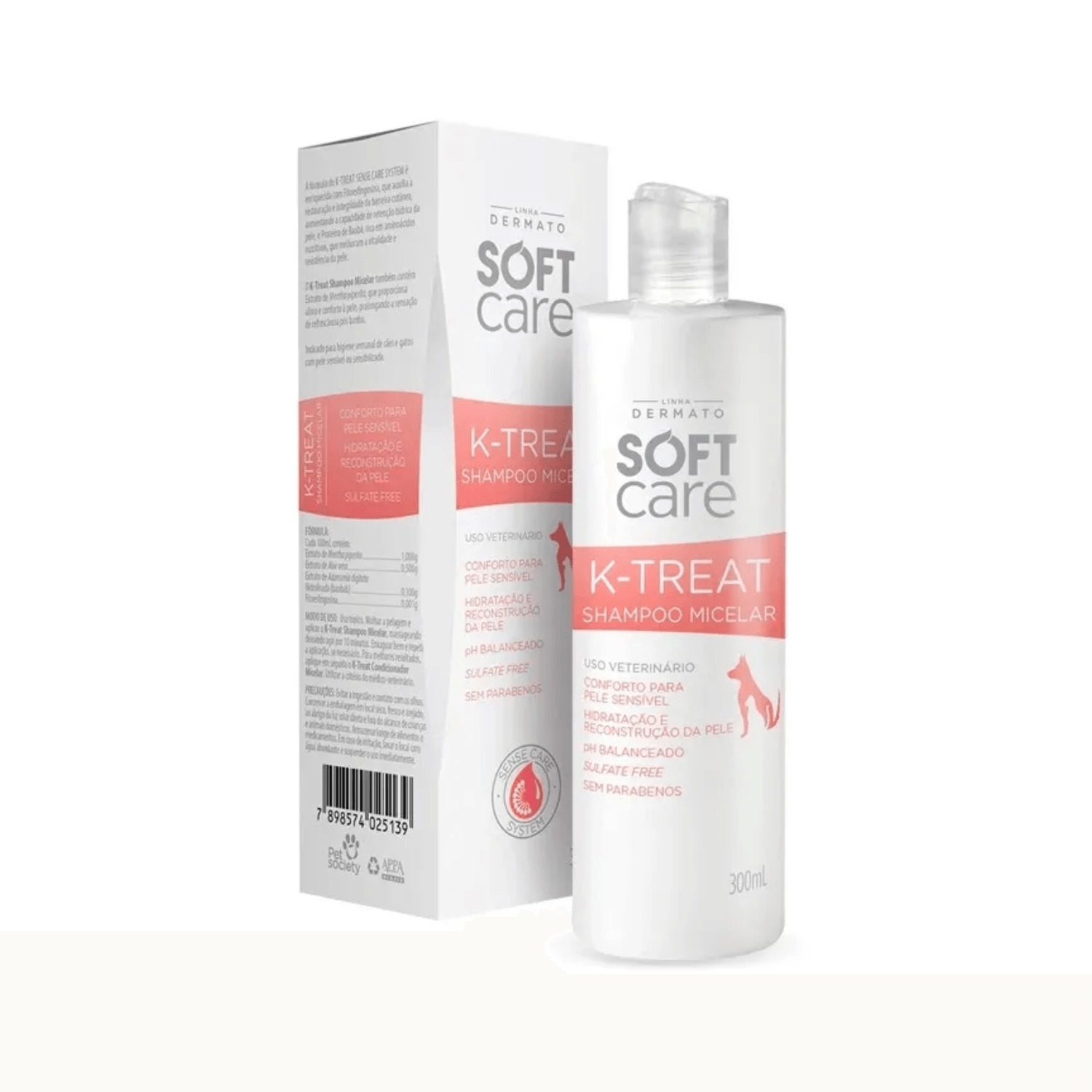 Shampoo Soft Care Micelar K-Treat 300ml