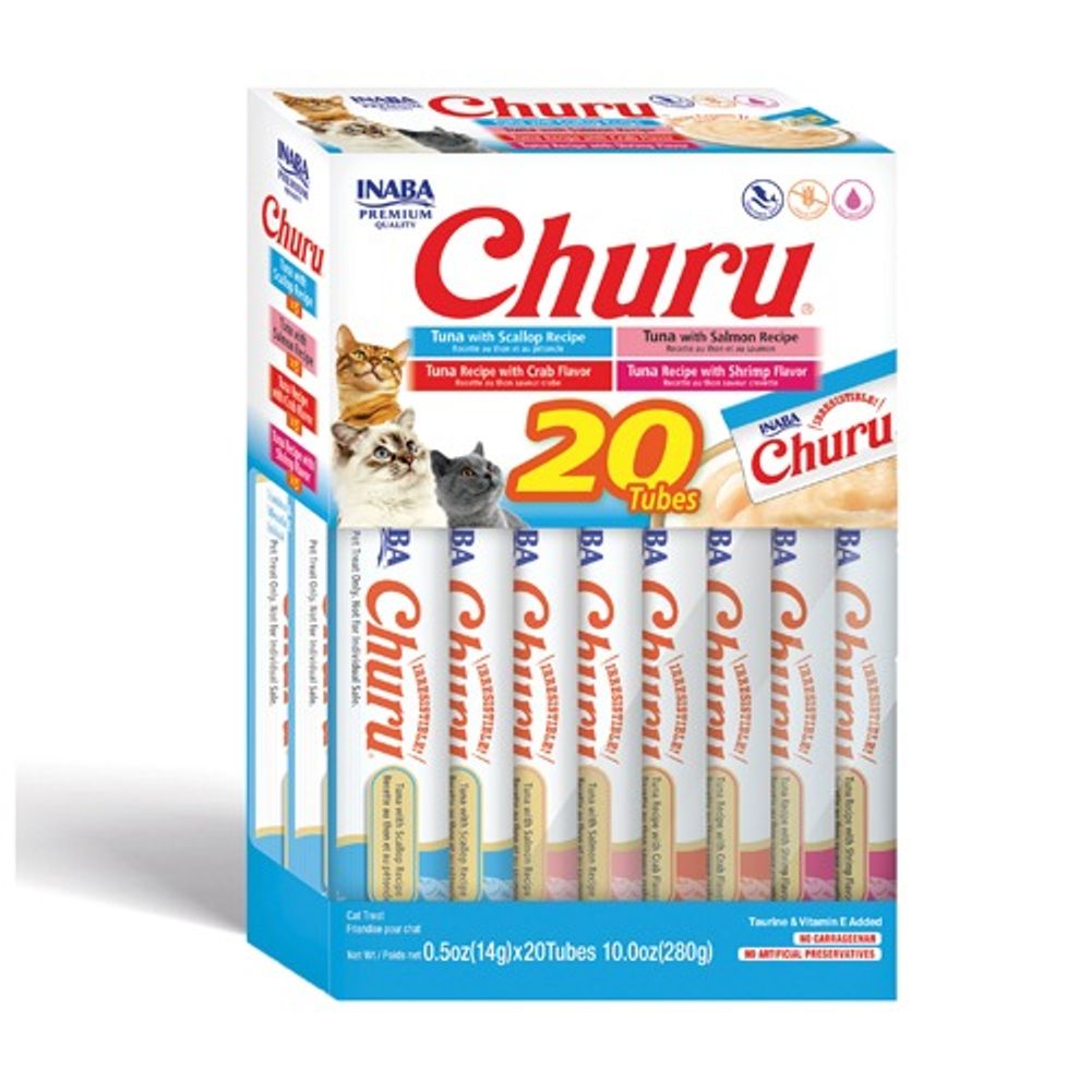 CHURU VARIEDAD TUNA SEAFOOD X 20 UNI X 14 GRS