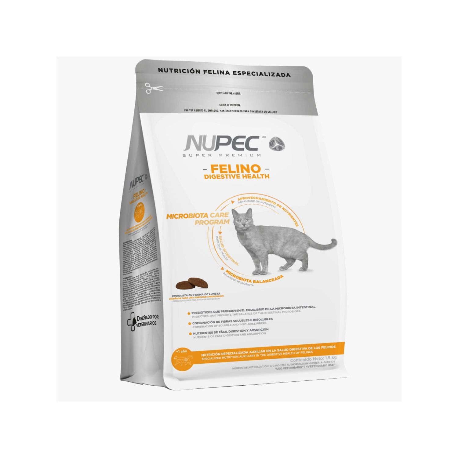 Nupec Gatos Digestive Health Por 1.5 kg