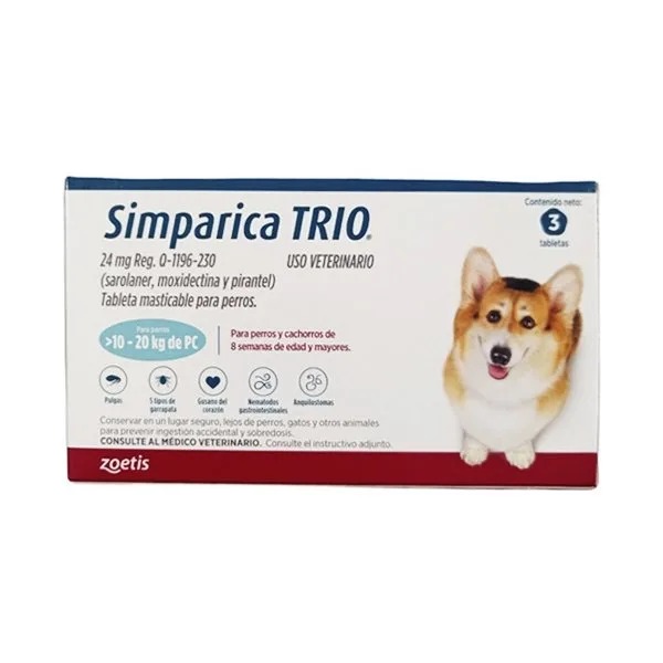 SIMPARICA TRIO BLUE 10.1-20KG