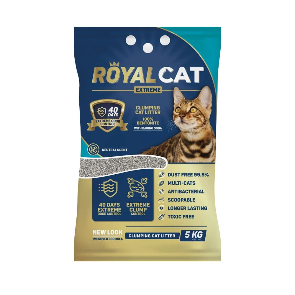 Arena Para Gatos Royal Cat 5Kg Sin Aroma