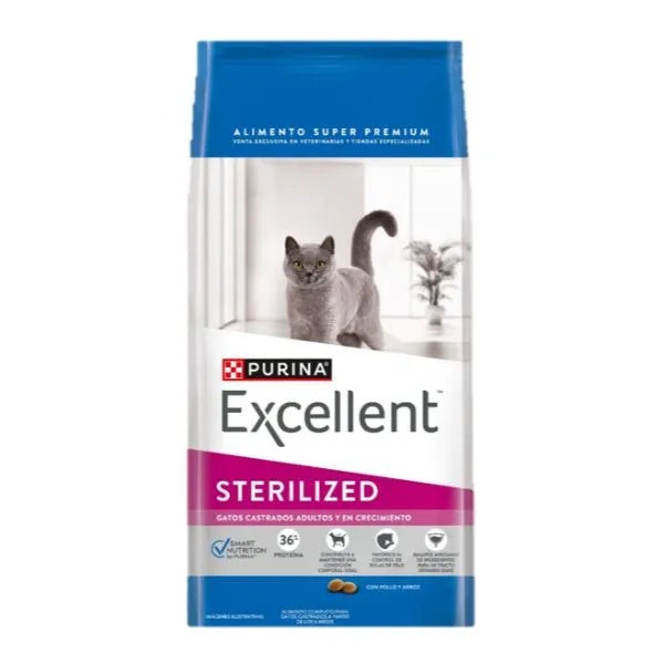 EXCELLENT GATOS ESTERILIZADOS x 1 kg