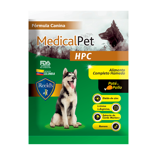 Reelds Medical Pet Perros Hepatico 100Gr HPC. Alimento Humedo