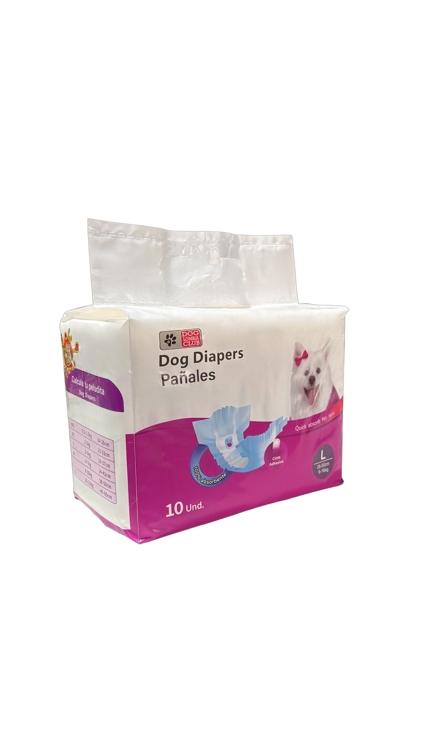 Pañales Desechables Colmascotas Para Hembra 10 Unidades - Imagen 2