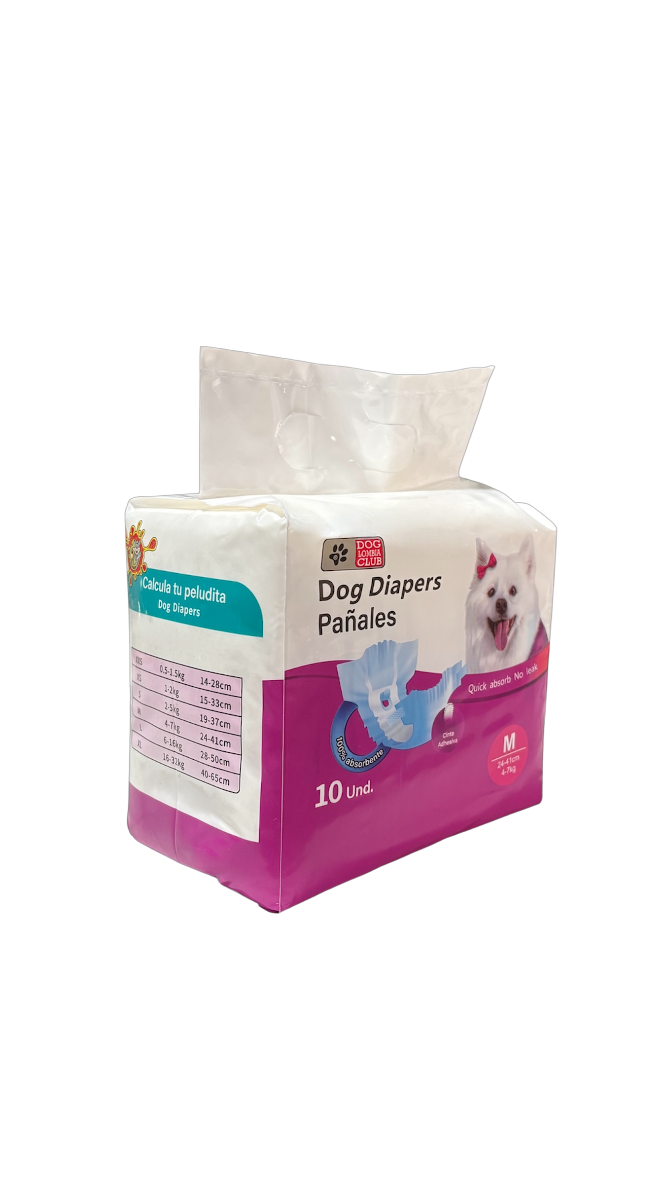 Pañales Desechables Colmascotas Para Hembra 10 Unidades - Imagen 3