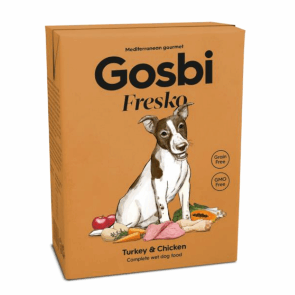 Gosbi Fresko Dog Turkey & Chicken Humedo 375 gr