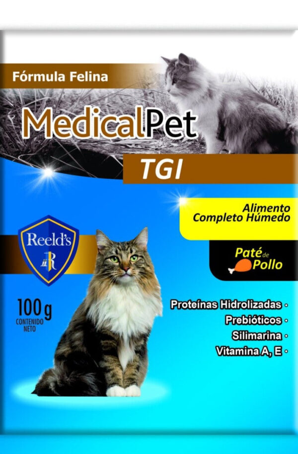 Reelds Medical Pet Gatos Gastrointestinal 100Gr TGI. Alimento Humedo